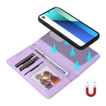 For Xiaomi Redmi Note 13 4G Magnetic Case BETOPNICE Detachable PU Leather Phone Cover with Strap