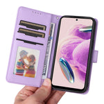 Xiaomi Redmi Note 12S 4G Magnetiskt Skal BETOPNICE Avtagbart PU-lädermobilskal med rem