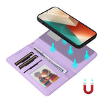 For Xiaomi Redmi Note 13 5G Magnetic Case BETOPNICE Detachable PU Leather Phone Cover with Strap
