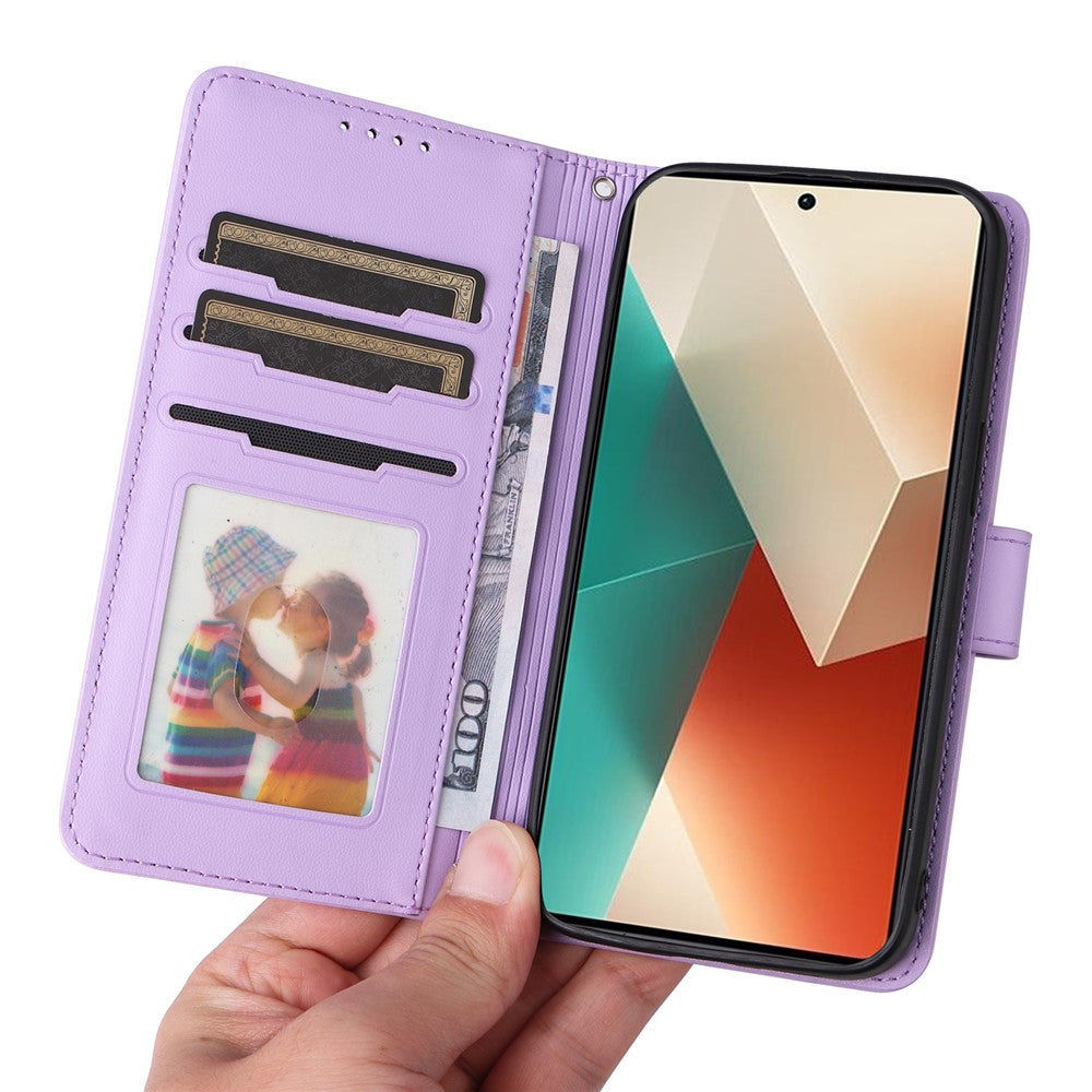For Xiaomi Redmi Note 13 5G Magnetic Case BETOPNICE Detachable PU Leather Phone Cover with Strap