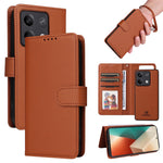For Xiaomi Redmi Note 13 5G Magnetic Case BETOPNICE Detachable PU Leather Phone Cover with Strap