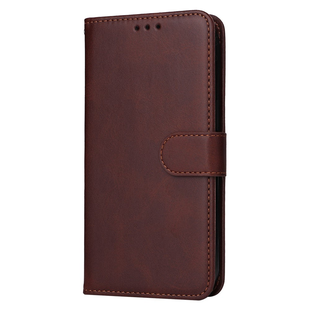 For Oppo A60 4G Leather Case Calf Texture Wallet Magnetic Buckle Cell Phone Cover