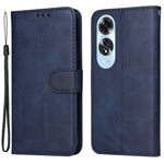 Til Oppo A60 4G Lædercover Kalveskindsstruktur Pung Magnetisk Spænde Mobiltelefoncover