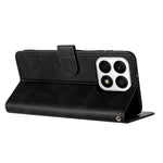 Phone Cases for Honor X8a 4G Leather Wallet Cell Phone Stand Calf Texture Cover