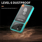 SHELLBOX Air Box-serien til iPhone 15 Pro Max Vandtæt Cover PC+TPU+PET Beskyttende Telefoncover