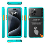 SHELLBOX Air Box-serien til iPhone 15 Pro Max Vandtæt Cover PC+TPU+PET Beskyttende Telefoncover
