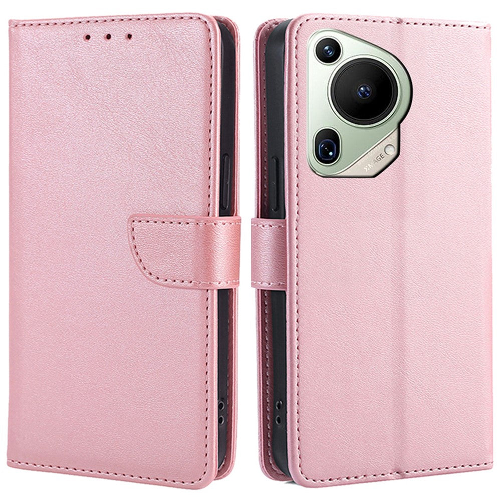 For Huawei Pura 70 Ultra Case Drop Resistant Calf Texture Leather Phone Cover