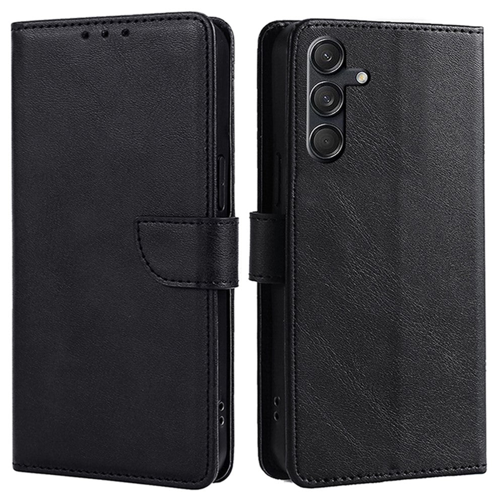 For Samsung Galaxy M55 5G / C55 5G / F55 5G Case Calf Texture Leather Wallet Stand Phone Cover
