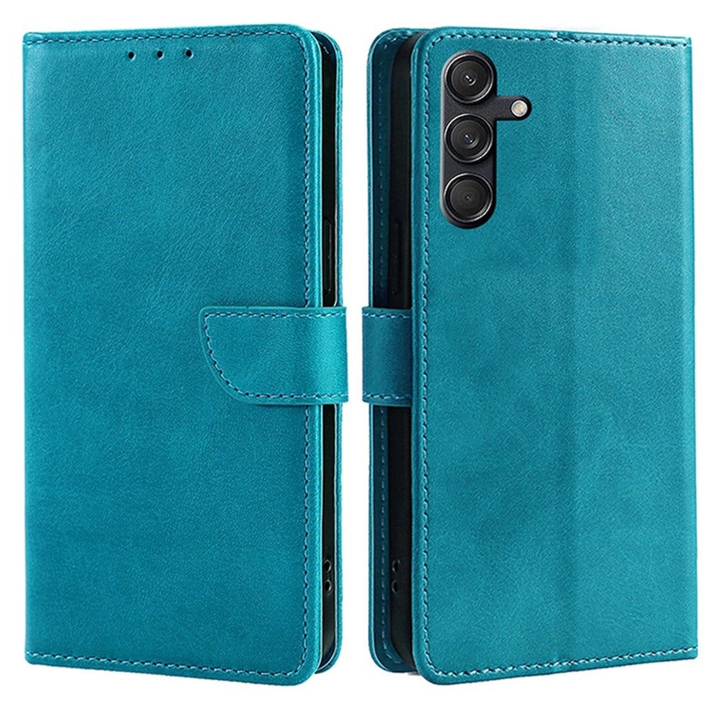For Samsung Galaxy M55 5G / C55 5G / F55 5G Case Calf Texture Leather Wallet Stand Phone Cover