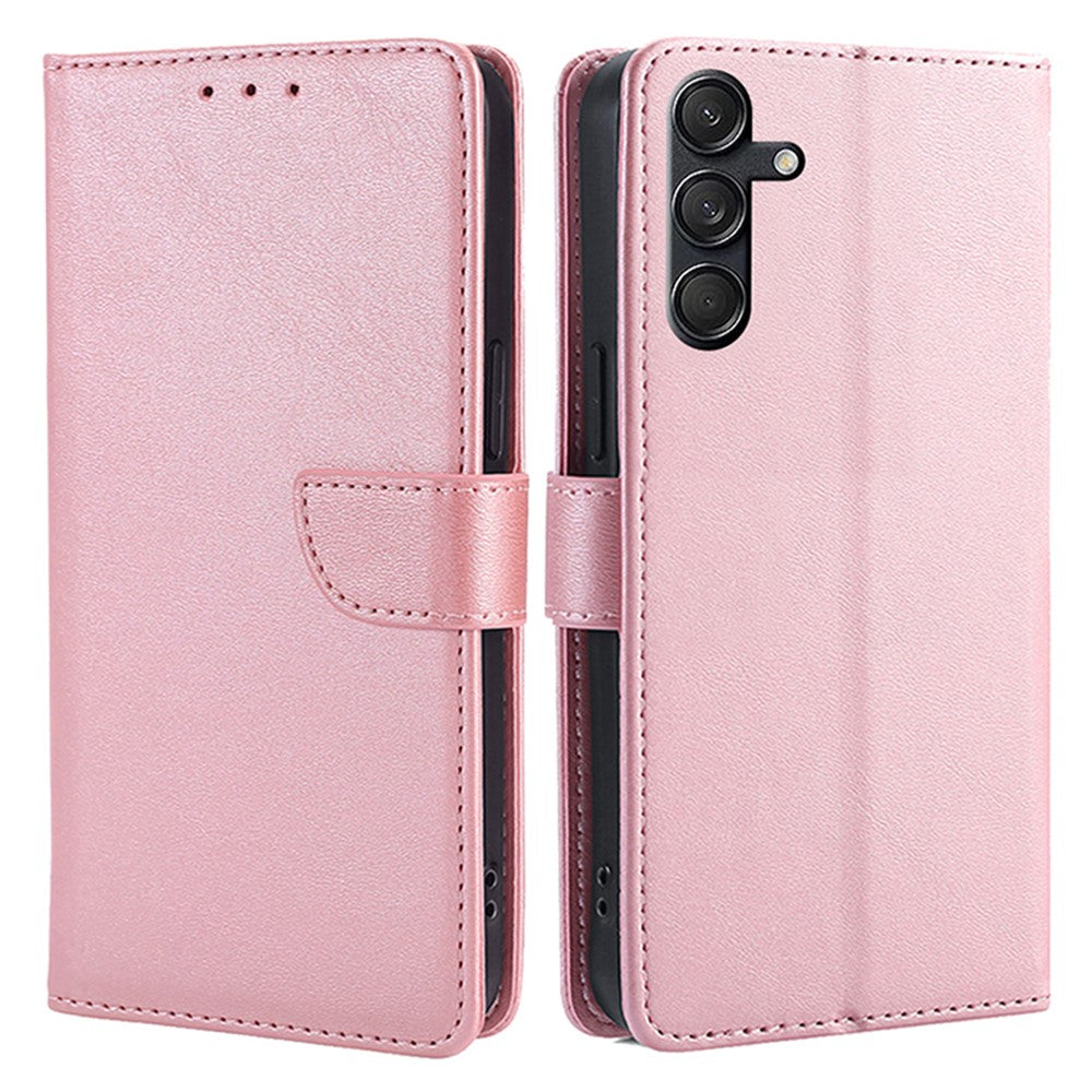 For Samsung Galaxy M55 5G / C55 5G / F55 5G Case Calf Texture Leather Wallet Stand Phone Cover