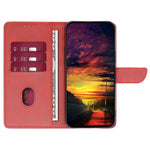 OnePlus Nord CE4 5G-skal PU-läder+TPU-mobilskyddsfodral med vadstruktur, plånbok
