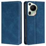 For Huawei Pura 70 Ultra Case PU Leather Hidden Magnetic Adsorption Flip Phone Cover
