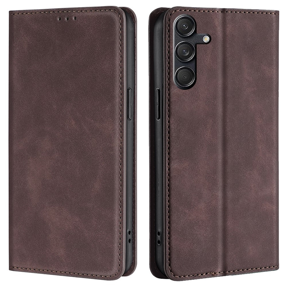 For Samsung Galaxy M55 5G / C55 5G / F55 5G Card Slot Phone Case Skin-Touch Feeling PU Leather Cover