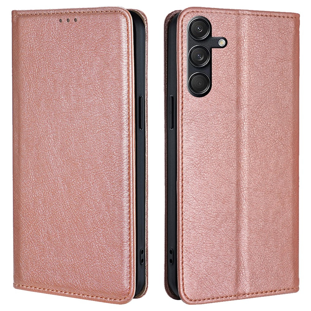 Til Samsung Galaxy M55 5G / C55 5G / F55 5G Pung Etui Magnetisk Auto-Absorberende Læder Telefoncover