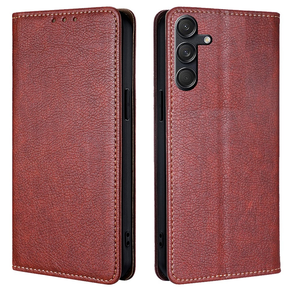 Til Samsung Galaxy M55 5G / C55 5G / F55 5G Pung Etui Magnetisk Auto-Absorberende Læder Telefoncover