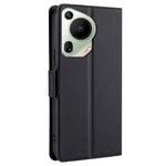 Huawei Pura 70 Ultra Cover Ultratunt Läderfodral med Korthållare, Magnetiskt mobilfodral