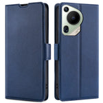 Huawei Pura 70 Ultra Cover Ultratunt Läderfodral med Korthållare, Magnetiskt mobilfodral