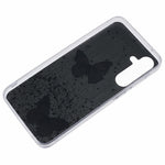 AW-serien för Samsung Galaxy A25 5G (Global) (161,0 X 76,5 X 8,3 mm) skal med glitter och fjärilsmönster i TPU-fodral