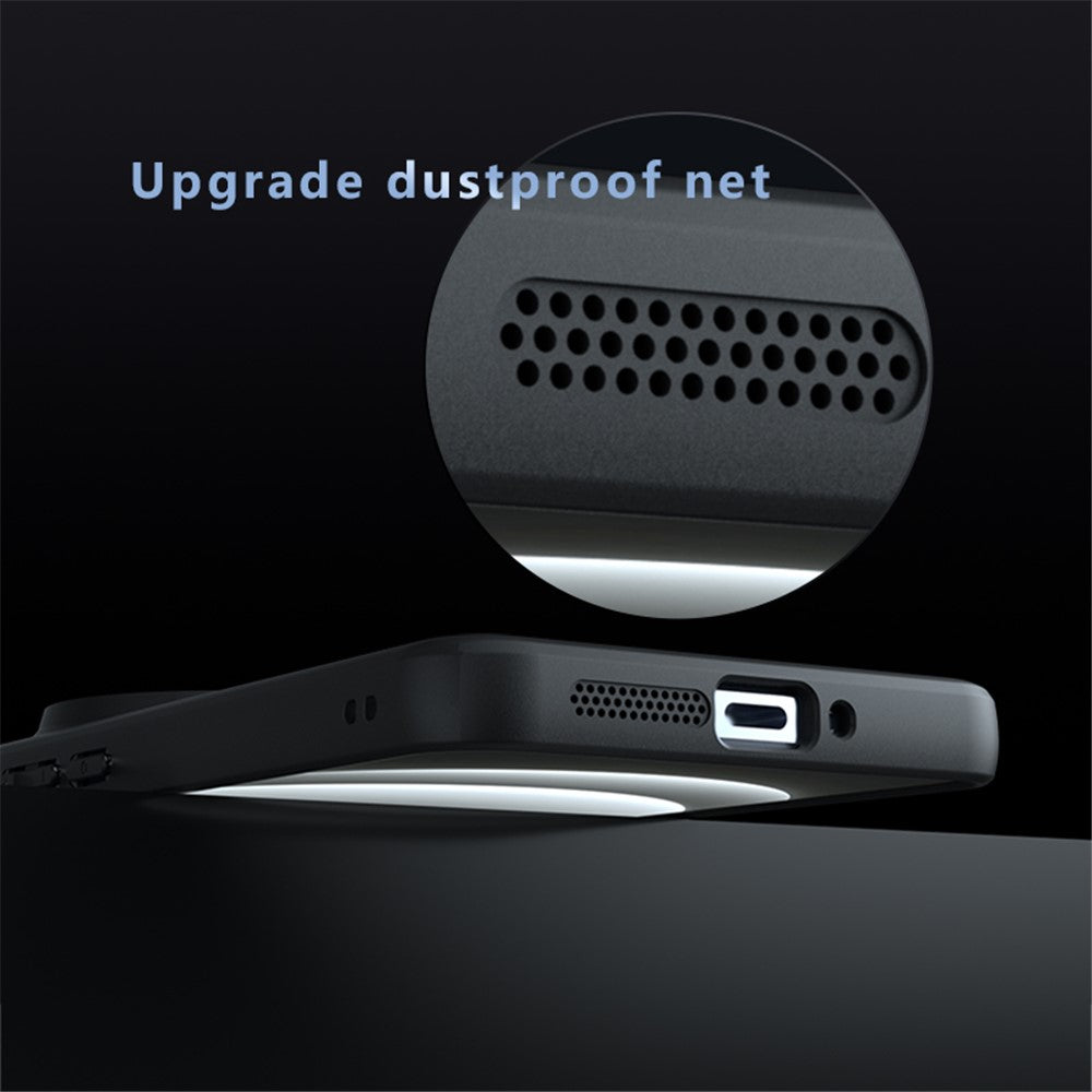 For Xiaomi 14 Ultra Case Skin-Touch TPU + PC Matte Phone Back Cover, Transparent Black