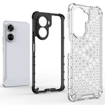 Huawei Nova 12 SE 4G Honeycomb-skal PC+TPU-dämpning, stötsäkert mobilskydd
