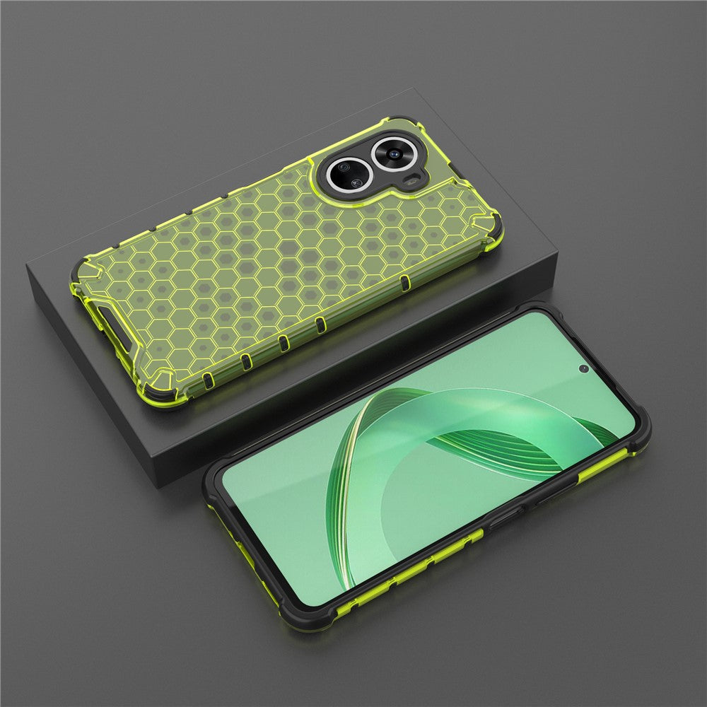 Huawei Nova 12 SE 4G Honeycomb-skal PC+TPU-dämpning, stötsäkert mobilskydd