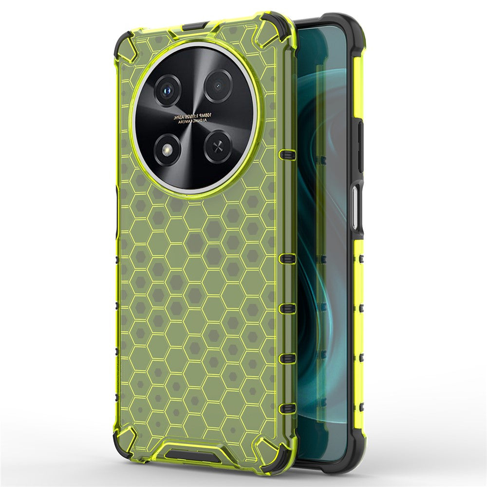 Huawei nova 12i 4G / Enjoy 70 Pro-skal PC+TPU-skyddsfodral med bikakedesign
