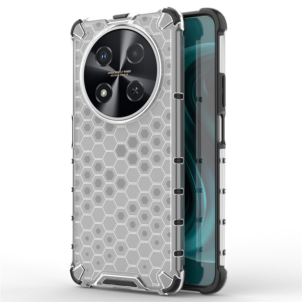 Huawei nova 12i 4G / Enjoy 70 Pro-skal PC+TPU-skyddsfodral med bikakedesign