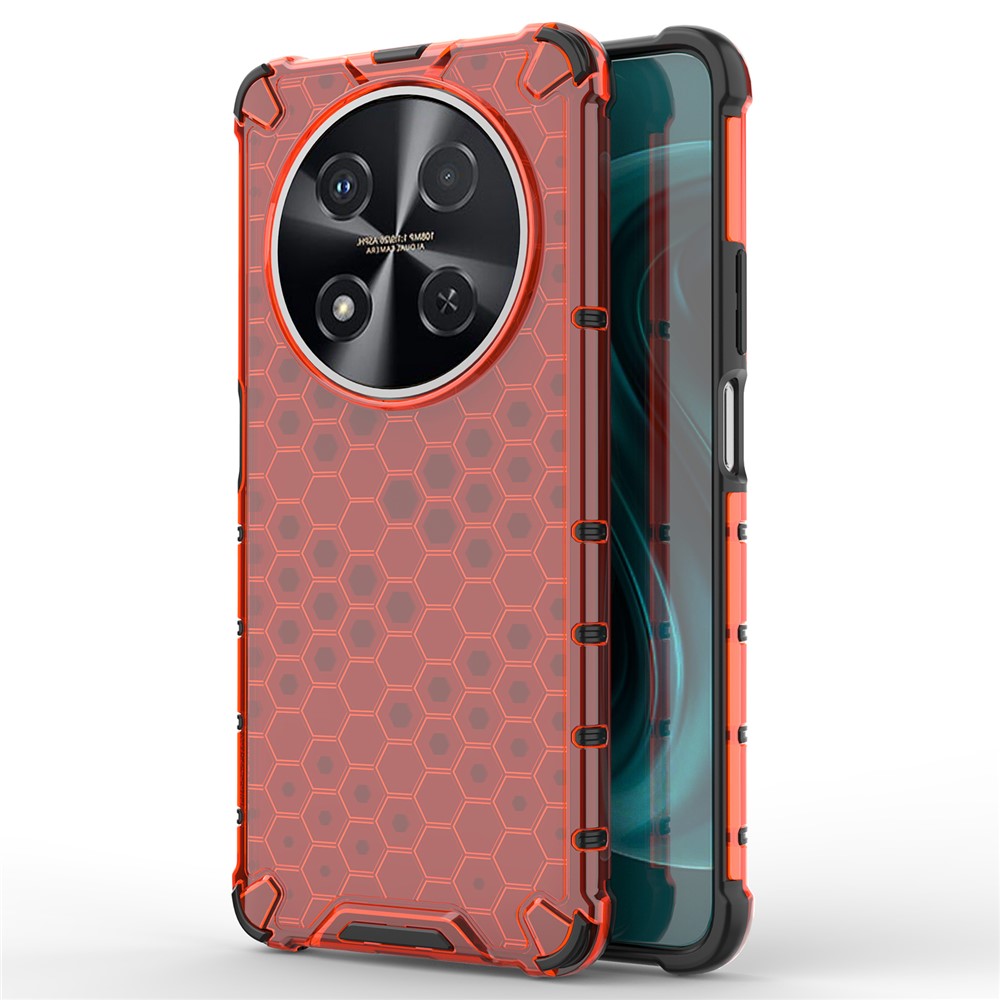 Huawei nova 12i 4G / Enjoy 70 Pro-skal PC+TPU-skyddsfodral med bikakedesign