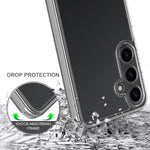 For Samsung Galaxy M55 5G / C55 5G / F55 5G Case Hybrid TPU+Acrylic Transparent Protective Back Cover