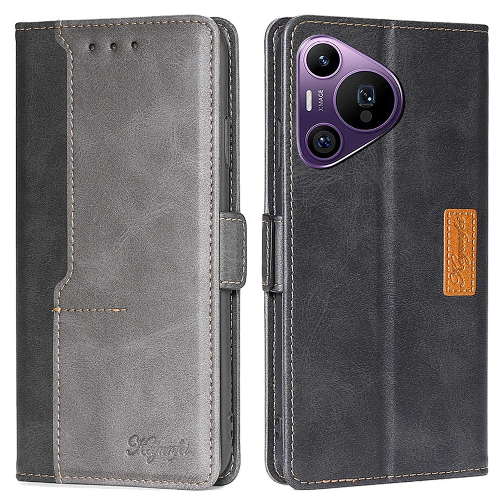 For Huawei Pura 70 Pro / 70 Pro+   Phone Case Leather Wallet Dual Color Splicing Phone Cover
