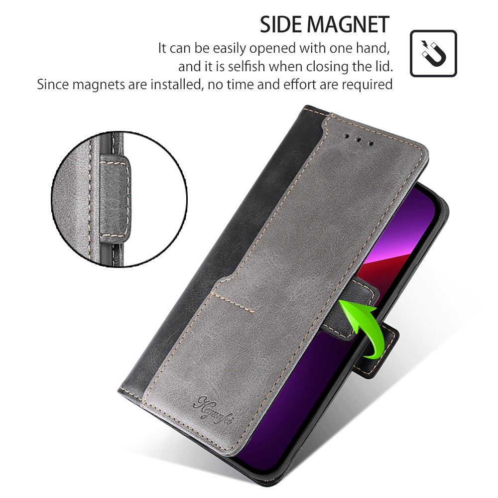 For Huawei Pura 70 Pro / 70 Pro+   Phone Case Leather Wallet Dual Color Splicing Phone Cover