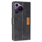 For Huawei Pura 70 Pro / 70 Pro+   Phone Case Leather Wallet Dual Color Splicing Phone Cover