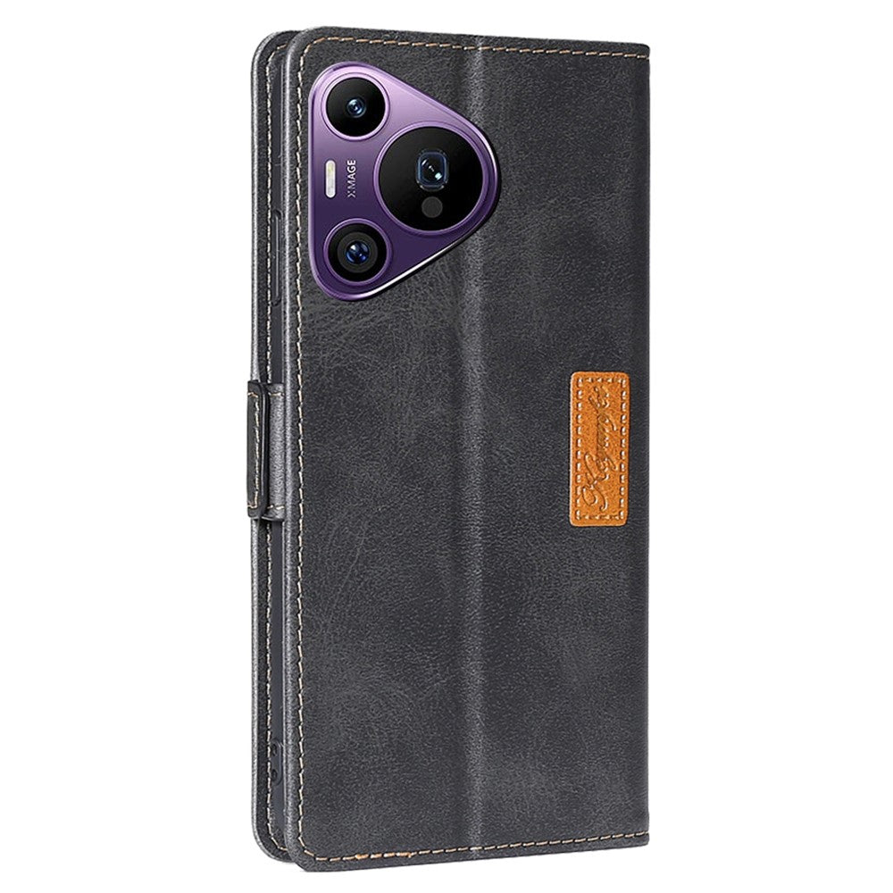 For Huawei Pura 70 Pro / 70 Pro+   Phone Case Leather Wallet Dual Color Splicing Phone Cover