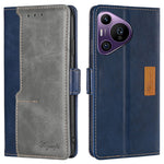 For Huawei Pura 70 Pro / 70 Pro+   Phone Case Leather Wallet Dual Color Splicing Phone Cover
