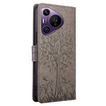 For Huawei Pura 70 Pro / Pura 70 Pro+ Case PU Leather Wallet Phone Cover with Hand Strap