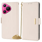 For Huawei Pura 70 Case PU Leather Wallet Stand Phone Cover with Crossbody Shoulder Strap