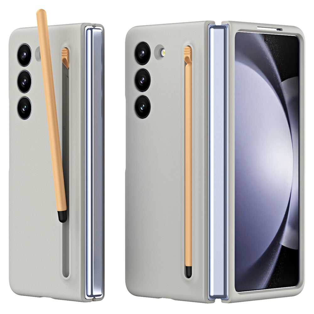 Galaxy Z Fold6 5G-cover, hudvenligt hårdt PC-mobilcover med hærdet glas og stylus