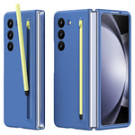 Galaxy Z Fold6 5G-cover, hudvenligt hårdt PC-mobilcover med hærdet glas og stylus