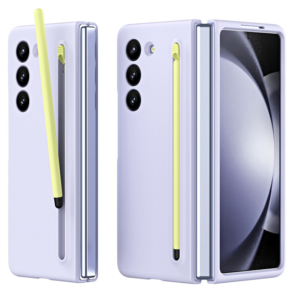 Galaxy Z Fold6 5G-cover, hudvenligt hårdt PC-mobilcover med hærdet glas og stylus