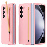 Galaxy Z Fold6 5G-cover, hudvenligt hårdt PC-mobilcover med hærdet glas og stylus