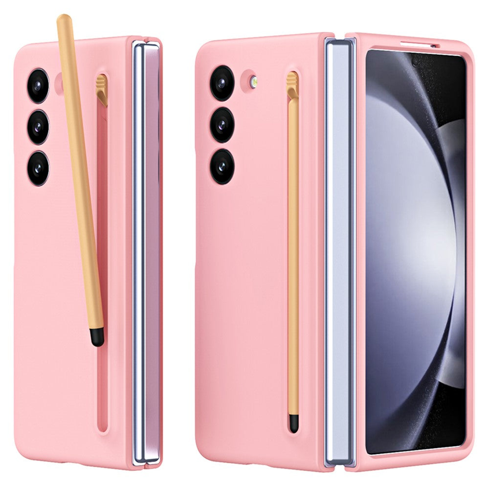 Galaxy Z Fold6 5G-cover, hudvenligt hårdt PC-mobilcover med hærdet glas og stylus