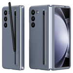 For Galaxy Z Fold6 5G Phone Case Skin-Touch Hard PC Shell with Stylus