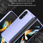 Til Samsung Galaxy Z Fold6 5G Skin-Touch Cover PC Anti-fingeraftryk Telefoncover med Elastisk Håndledsrem