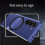 For Samsung Galaxy Z Fold6 5G Magnetic Case Skin-Touch Matte Hard PC Phone Cover