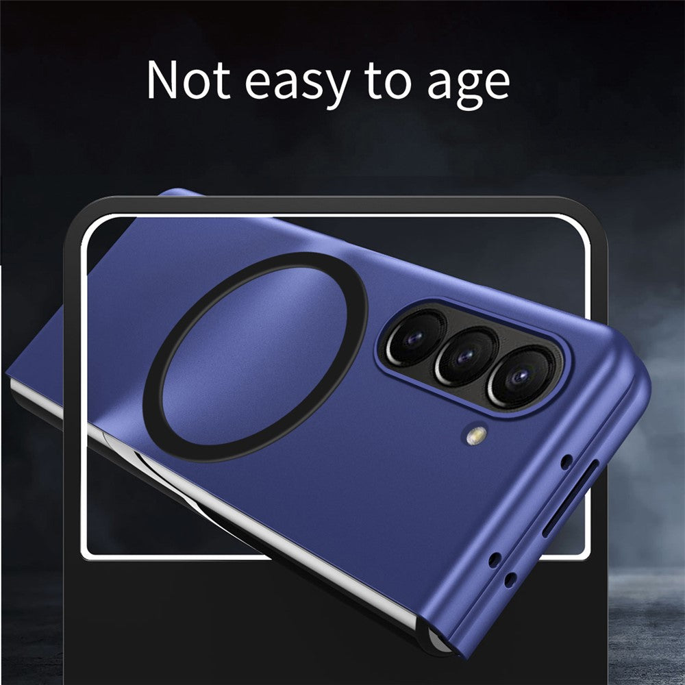 For Samsung Galaxy Z Fold6 5G Magnetic Case Skin-Touch Matte Hard PC Phone Cover