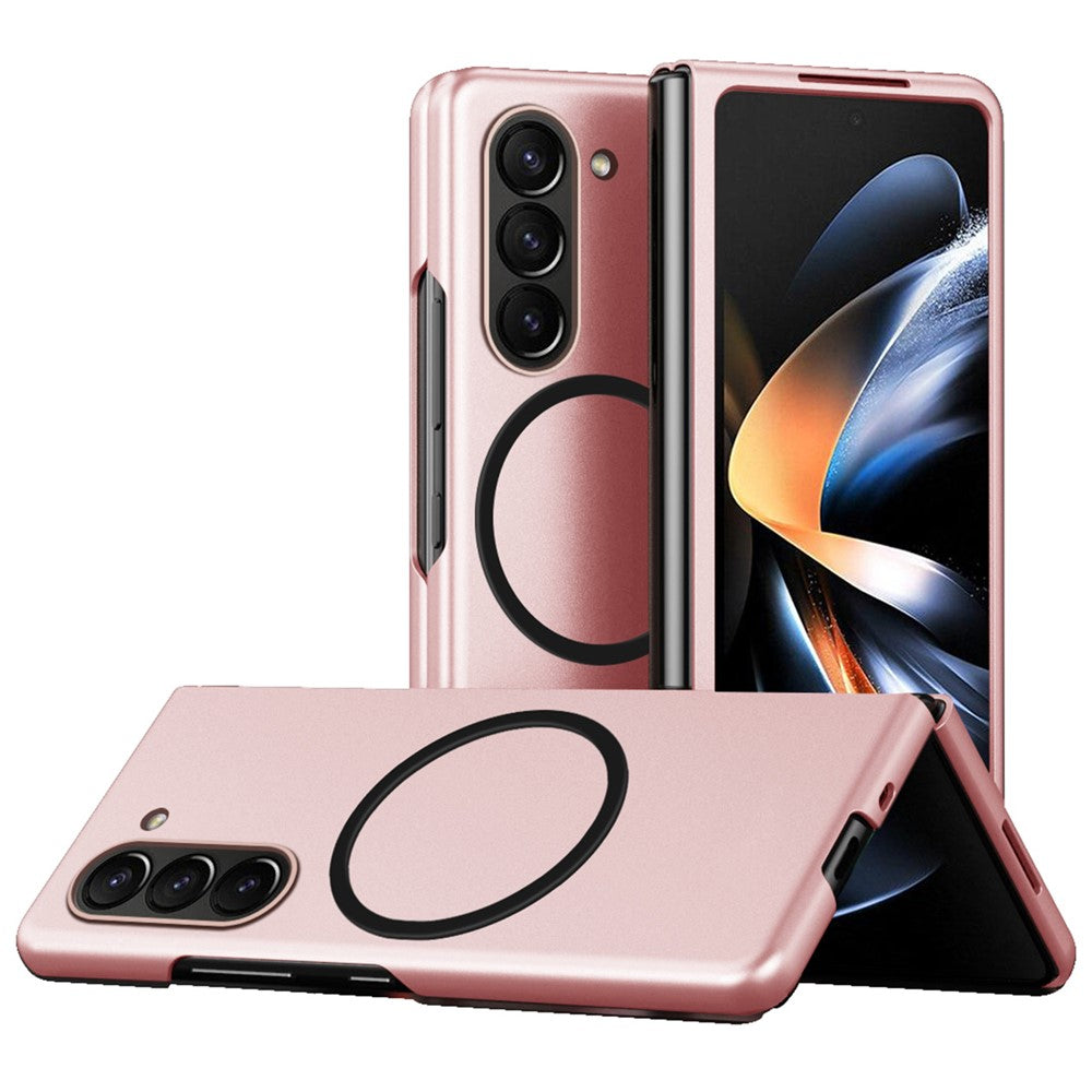For Samsung Galaxy Z Fold6 5G Magnetic Case Skin-Touch Matte Hard PC Phone Cover