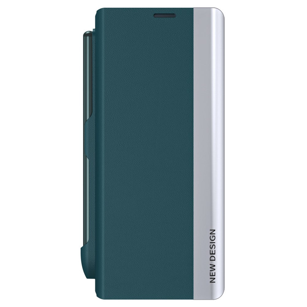 For Samsung Galaxy Z Fold6 5G Case Electroplating Pen Slot Phone Cover with Stylus