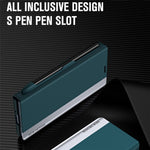 For Samsung Galaxy Z Fold6 5G Case Electroplating Pen Slot Phone Cover with Stylus