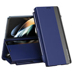 For Samsung Galaxy Z Fold6 5G Case Electroplating Pen Slot Phone Cover with Stylus