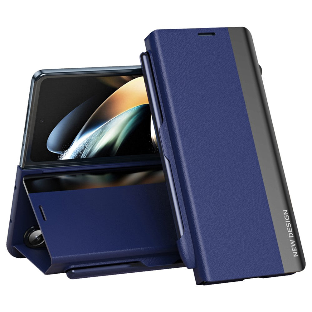 For Samsung Galaxy Z Fold6 5G Case Electroplating Pen Slot Phone Cover with Stylus